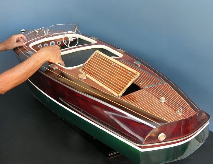 Classic wooden model boat kits Diy ~ Drawing Boat plan
