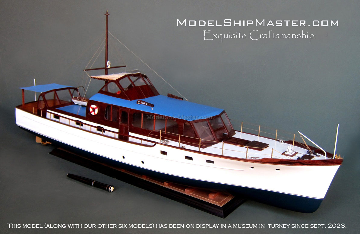 Model of the 1939 Elco Yacht