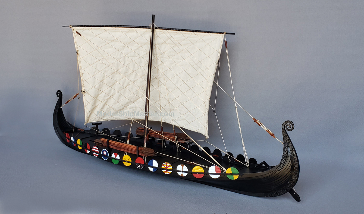 viking ship model