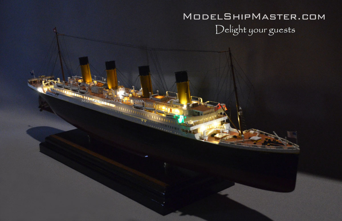 titanic scale model