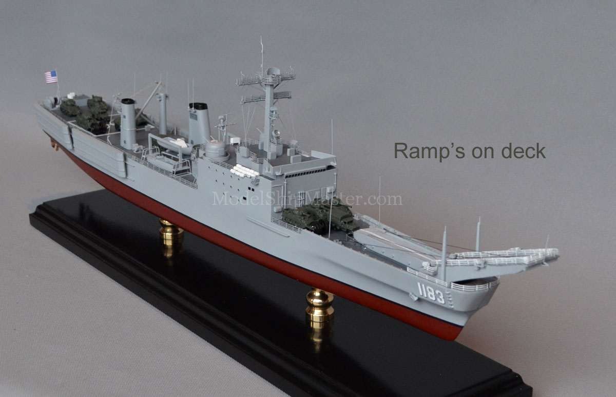 Newport class LST tank landing ship, the best model worldwide