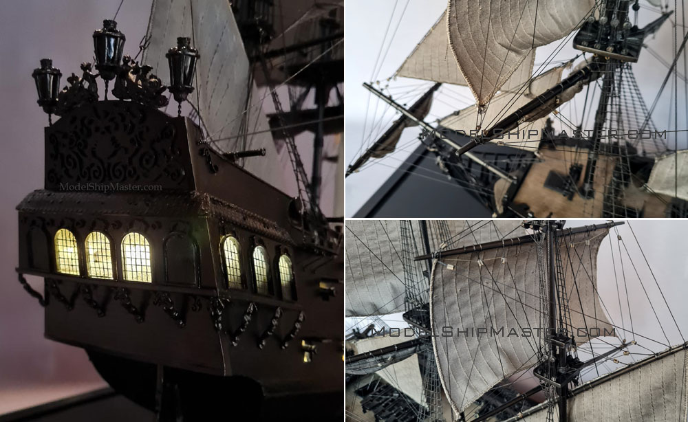 The Black Pearl : fictional model ship in Pirates of the Caribbean - 35