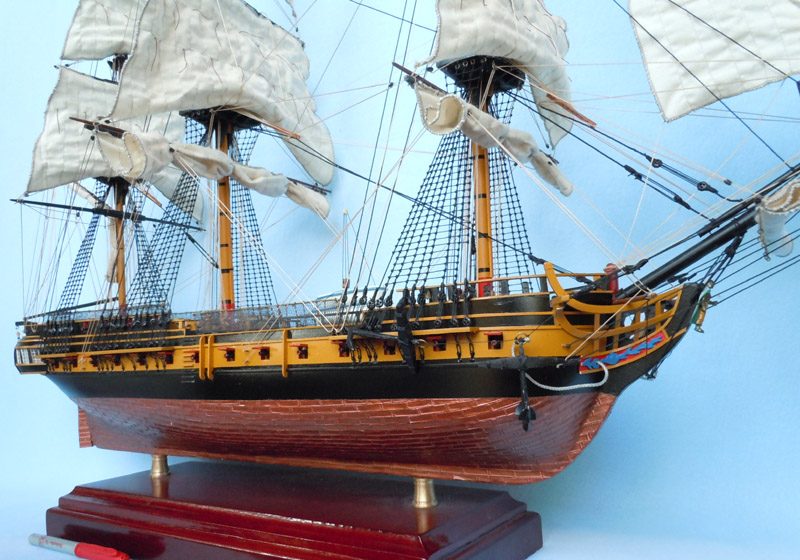 Tall ship USS Essex model