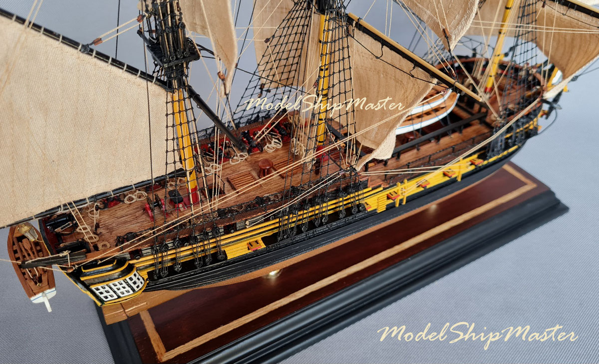 USS Essex tall ship model