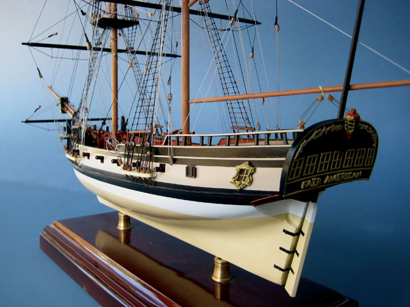 This Fair American model ship features: