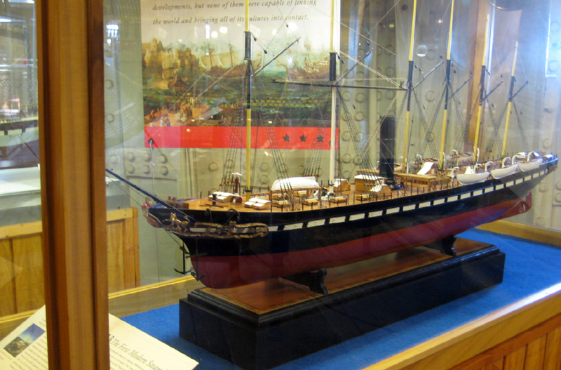 Our ship models at the Maritime Museum of San Diego