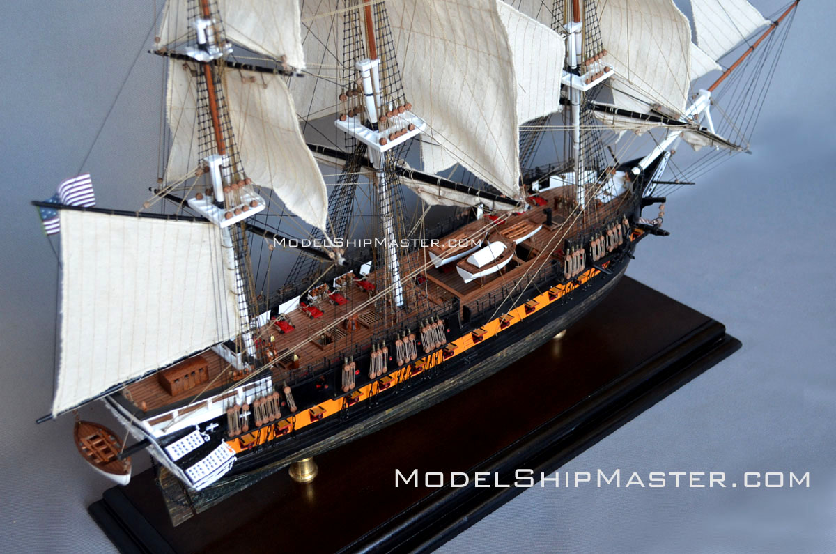 USS United States tall ship model